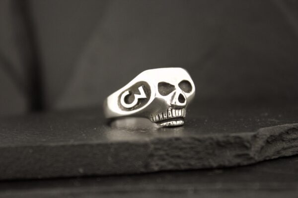 CUSTOM JD STYLE JIM SKULL RING - Image 10