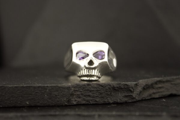 CUSTOM JD STYLE JIM SKULL RING - Image 5